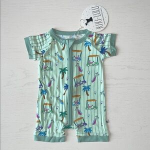 Kiki + Lulu Fore O’Clock Golf Shortie Romper 0-3 6-12 18-24 months